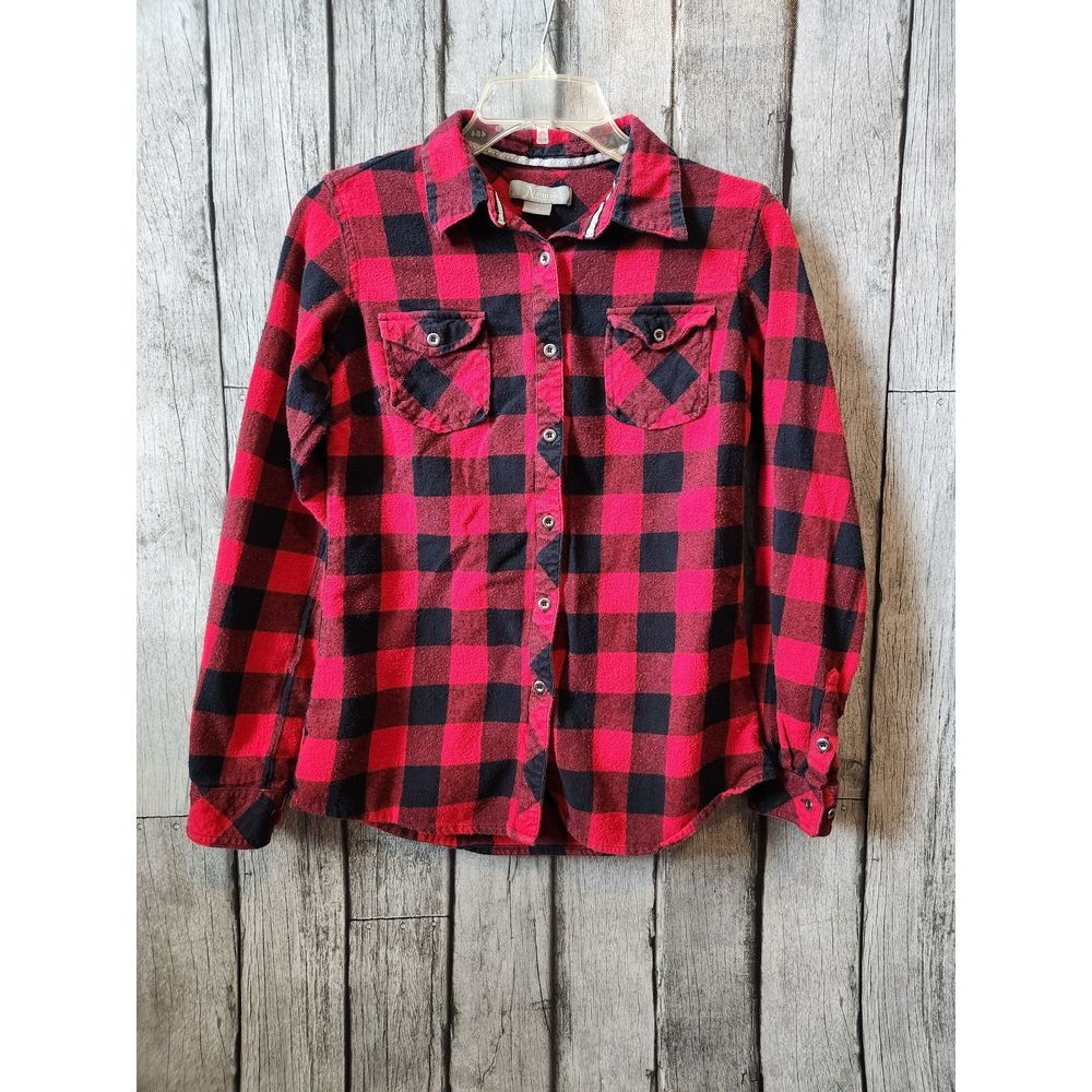 Natual Reflections Buffalo Plaid Button Up Shirt
